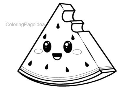 Melons Coloring Pages