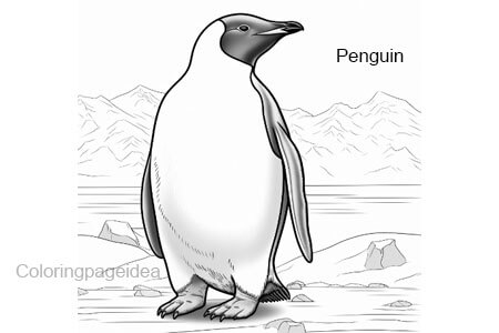 Penguin Coloring Pages