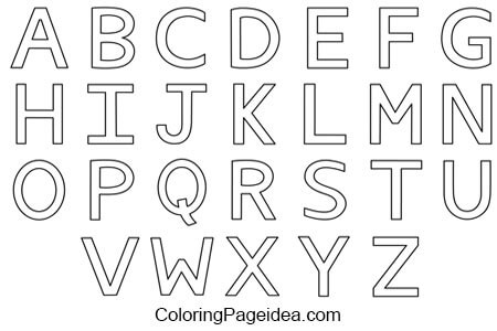 ABC COLORING PAGES