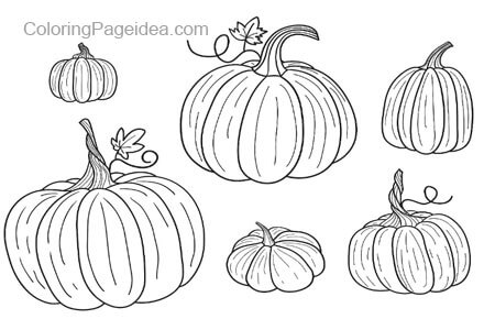 Pumpkins Coloring Pages